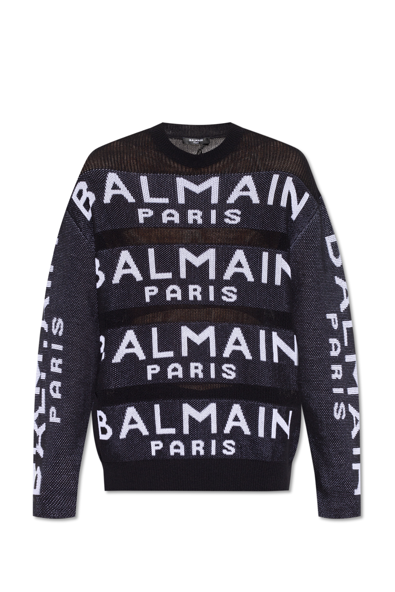 Balmain black sale sweater